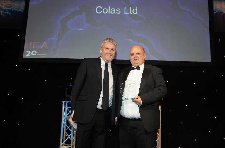 Colas ITS Receives Award from Highways Electrical Association