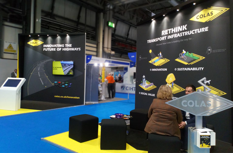 Colas showcases capabilities using Augmented Reality at Highways UK and REGEN 2019