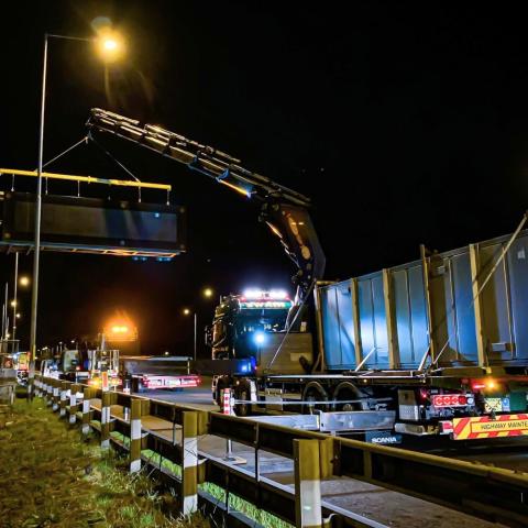 Illustration of Colas secures new contract to deliver new signs and signals across the strategic road network