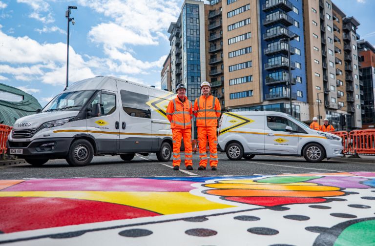 Colas Installs Pride Crossing in Newcastle