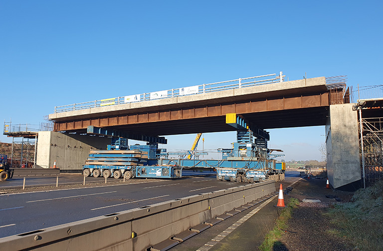 A46 STONELEIGH INTERCHANGE PROJECT ACHIEVES MAJOR MILESTONE WITH SUCCESSFUL BRIDGE MOVE