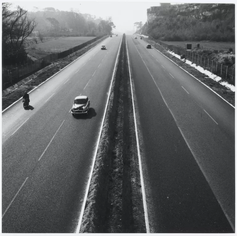 Illustration of Marseille, France (1958) - Highway to the south