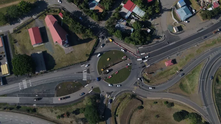 Illustration of Nouméa, New Caledonia (2019) - Commissioning of the Néobus bus rapid transit system