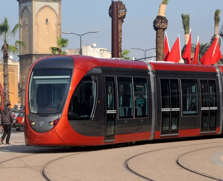 Illustration of Casablanca, Morocco (2012) - First tramway line
