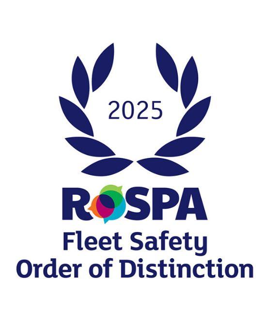 ROSPA fleet safety distinction award badge