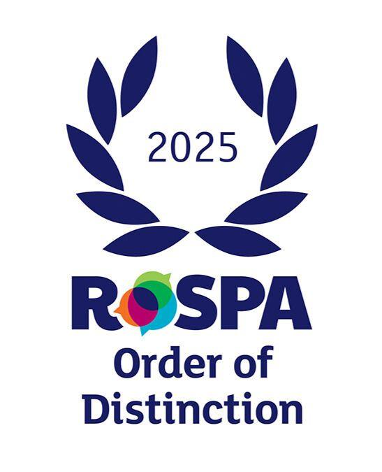 ROSPA distinction award badge